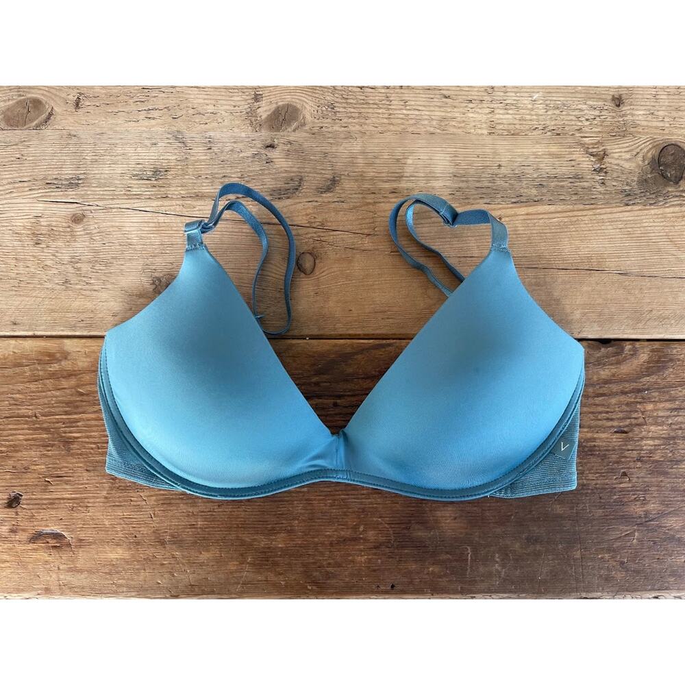 Victoria's Secret French Sage 34C Sexy Tee Wireless Push Up Bra VS